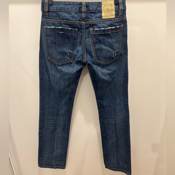 VINTAGE Y2K LAMB Distressed straight leg jeans - Picture 4 of 10